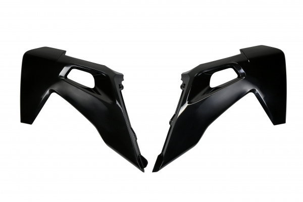 Radiator Covers black for Husqvarna TC 250 - FE 501 - TE 250I/TE 250i - FS 450 - FX 450 - FX 350 - TE 150 - TX 300 - TX 250 ...